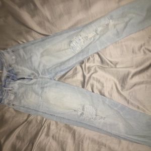 Abercrombie ripped jeans